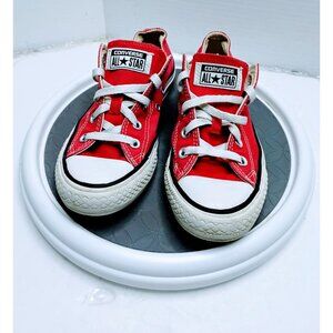 Converse All Star Red Low Top Unisex Sneakers Size 4 Mens / 6 Womens Textile Upp